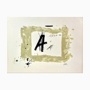 Antoni Tapies, The Letter A, Original Lithograph, 1976-NRC-1705919