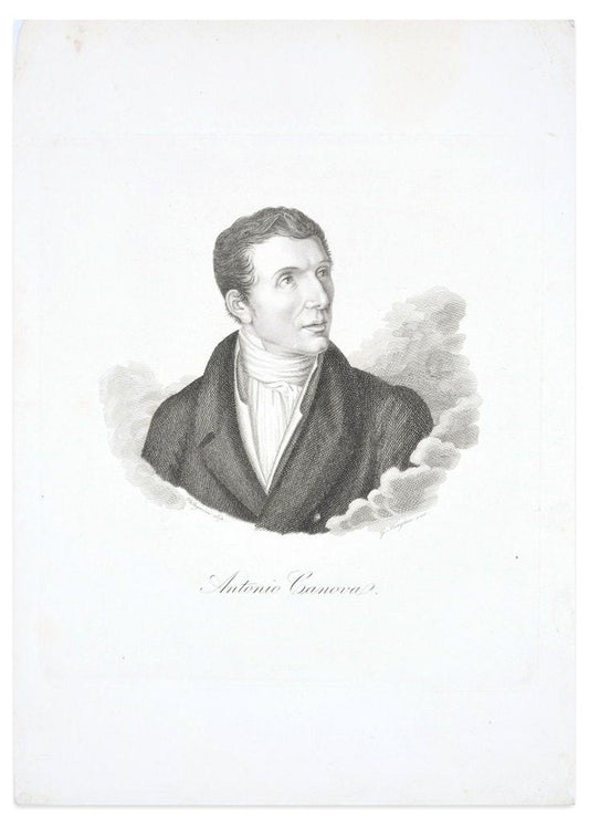 Antonio Canova - Original Etching by G.E. Morghen - Late 18th Century Late 18th Century