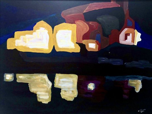 Antonio Chaves, Euskalduna Palace, 2014, Acrylic on Canvas-NKY-1407892