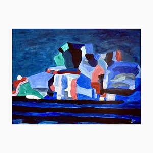 Antonio Chaves, Guggenheim Night, 2004, Acrylic on Canvas-NKY-1407886