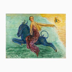 Antonio Feltrinelli, Abduction of Europe, Oil Paint, 1933-ZCI-1769945