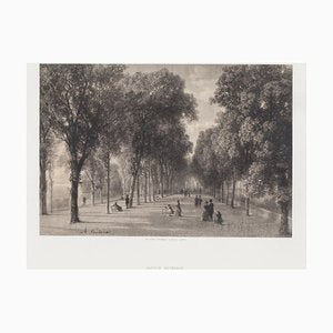 Antonio Fontanesi - Interior of Geneve - Original Lithograph - 19th Century-ZCI-823508