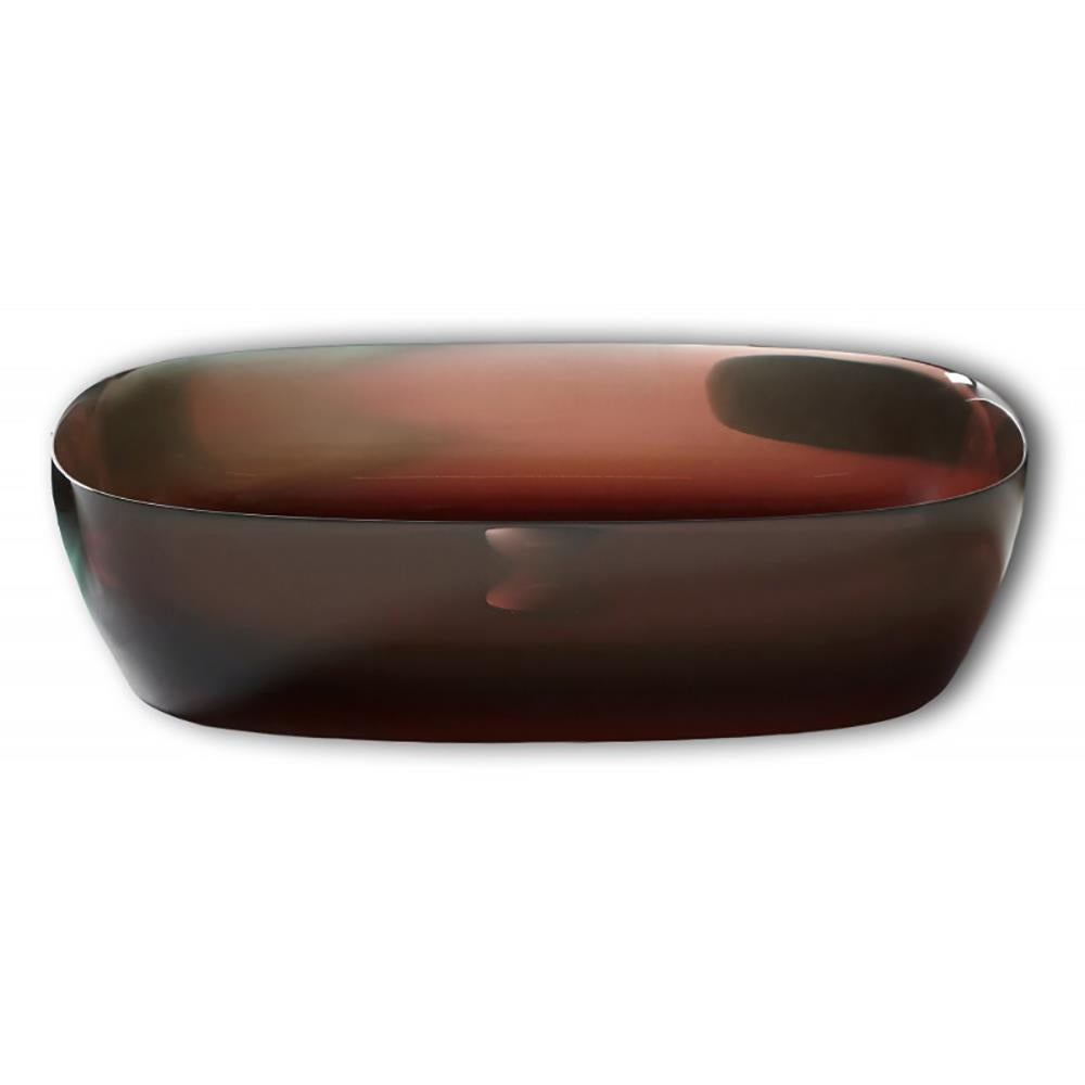 Senso - Countertop Oval Cristalmood® Washbasin by Antonio Lupi Design