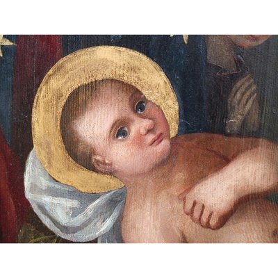 Antonio Marinoni, Nativity, 1500s, Oil on Board-BEW-2042871