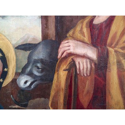 Antonio Marinoni, Nativity, 1500s, Oil on Board-BEW-2042871