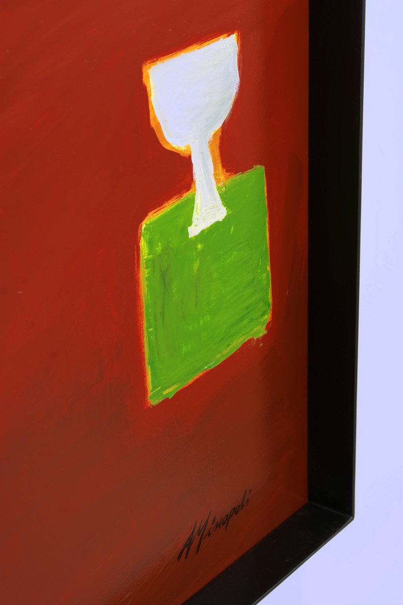 Antonio Minopoli, Sole Nero Sole Giallo, Acrylic on Canvas, 2009