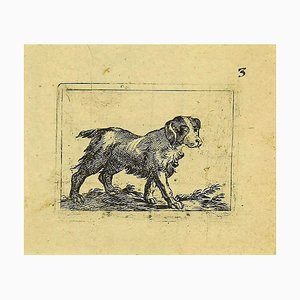 Antonio Tempesta, Dog, Etching, 1610s-ZCI-1775667