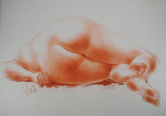 Antoniucci Volti, Sleeping Model, Original Drawing