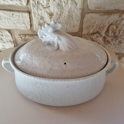 Apilco Porcelain Coq Tureen, 1980s-GSF-1812646