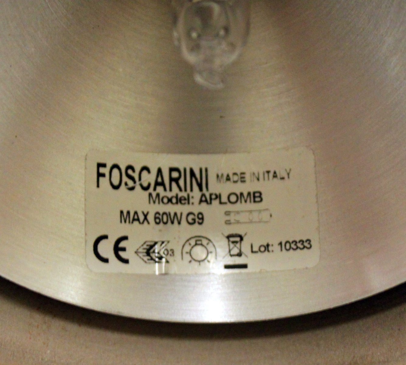 Aplomb Pendant Lamp from Fosciarini