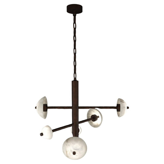 Apollo Ruggine Of Florence Metal Pendant Lamp by Alabastro Italiano