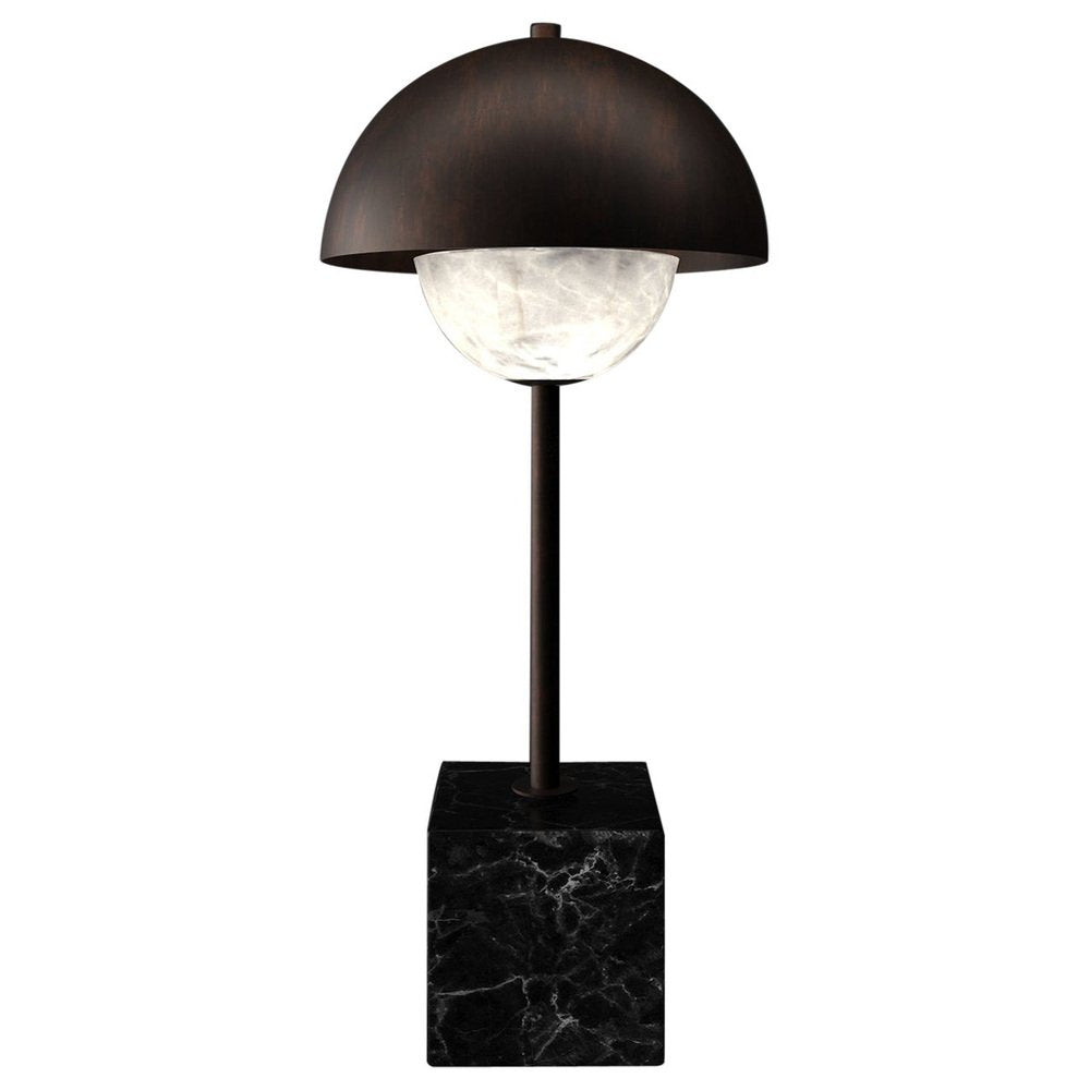 Apollo Ruggine of Florence Metal Table Lamp by Alabastro Italiano