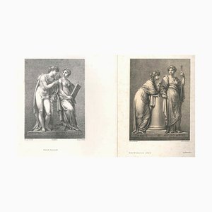 Apollon et les Muses - Original Lithograph after Prud'hon by J. Boilly 1851-ZCI-754881