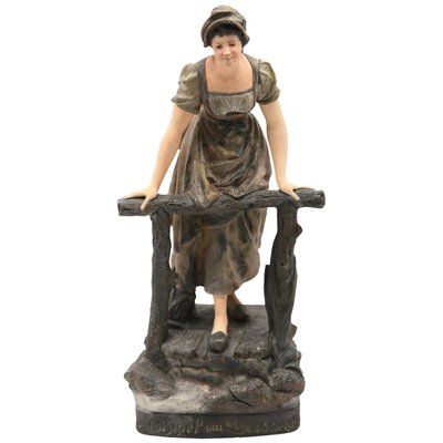 Appel Au Passeur by J. Le Guluche in Terracotta-MJY-1148790