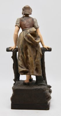 Appel Au Passeur by J. Le Guluche in Terracotta-MJY-1148790