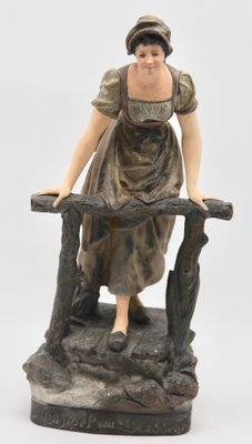 Appel Au Passeur by J. Le Guluche in Terracotta-MJY-1148790