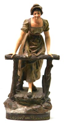 Appel Au Passeur by J. Le Guluche in Terracotta-MJY-1148790