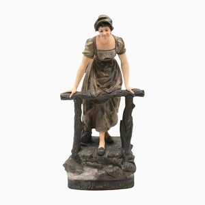 Appel Au Passeur by J. Le Guluche in Terracotta-MJY-1148790