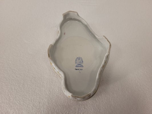 Apponyi Rose Inkwell in Porcelain from Herend, 1940s-NUC-1785815