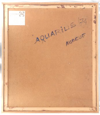 Aquarius by Aubeuf, 1974, Oil on Canvas, Framed-ARU-1065772