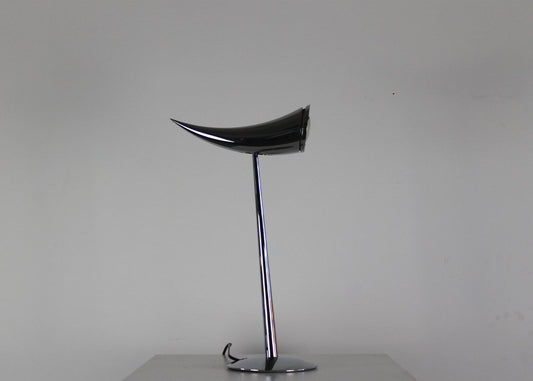 Ara Table Lamp in Polished Chromed Metal by Philippe Starck for Flos, Italy, 1988