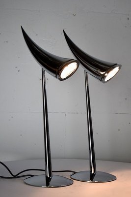 Ara Table Lamps by Philippe Starck for Flos, 1988, Set of 2-IEI-799302