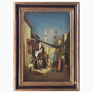 Arabian Scene, Vigneron Landscape, 2004, Oil on Canvas, Framed-YUW-1319954