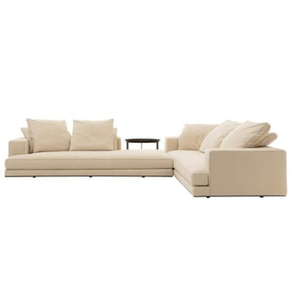 ARBITER - Corner sectional fabric sofa