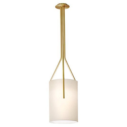 Arborescence S Satin Brass Pendant by Hervé Langlais