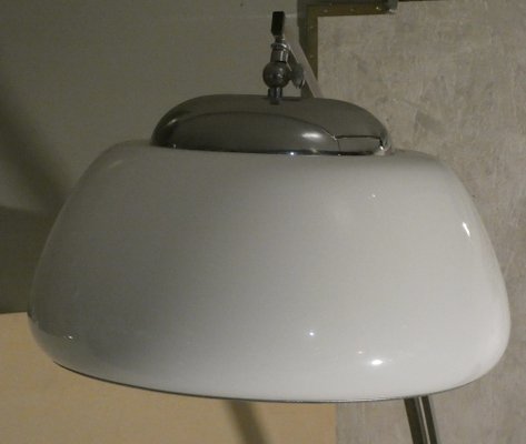 Arc Lamp in Steel and Acrylic Glass, Italy 1960s-ERB-1763430