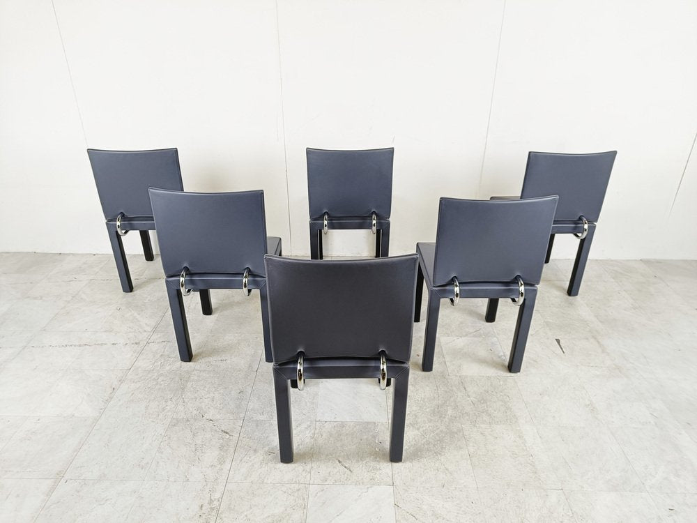 Arcadia Dining Chairs by Paolo Piva for B& B Italia, 1980s, Set of 6