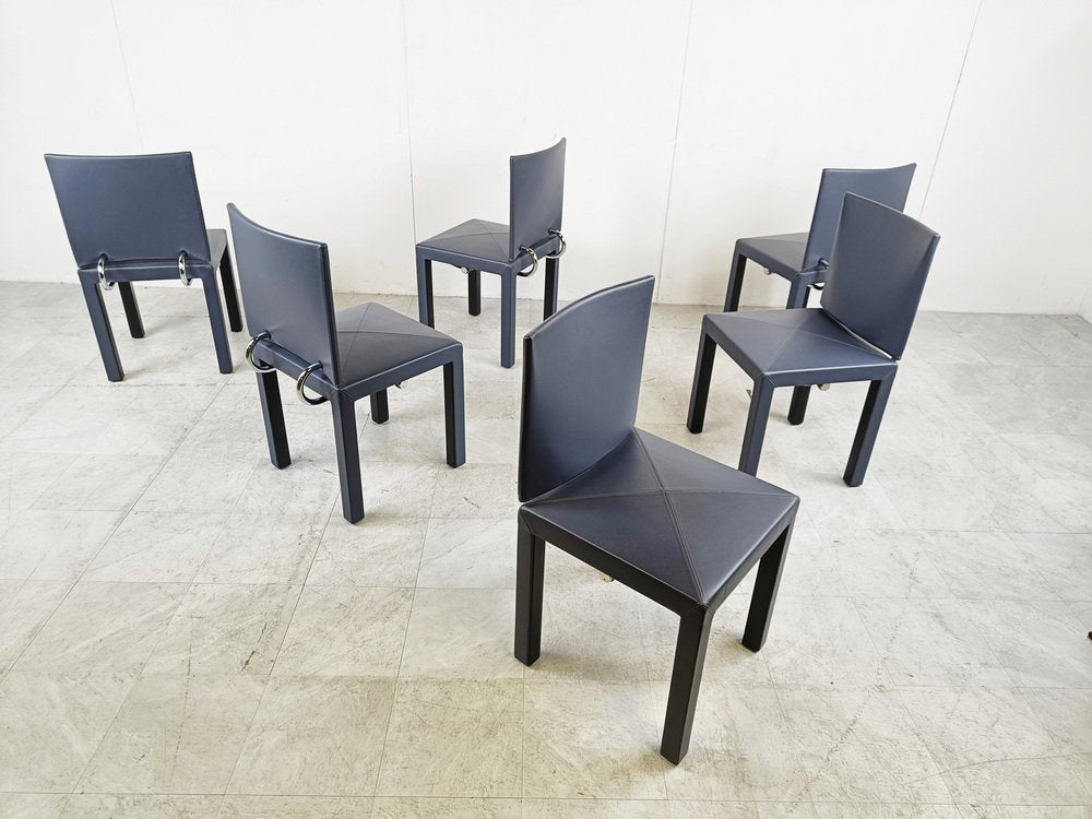 Arcadia Dining Chairs by Paolo Piva for B& B Italia, 1980s, Set of 6