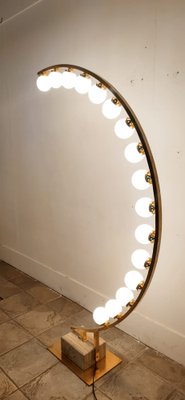 Arch Brass Floor Lamp with 16 Lights-QLH-1122081