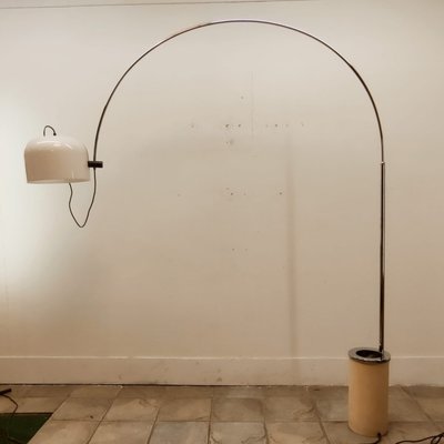 Arch Floor Lamp with Ashtray by Luigi Massoni for Guzzini-QLH-1193543