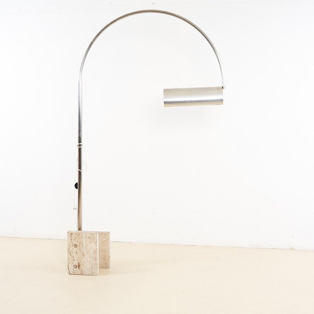 Arched Lamp attributed to Giuliano Cesari and Enrico Panzeri for Nucleo, 1970s