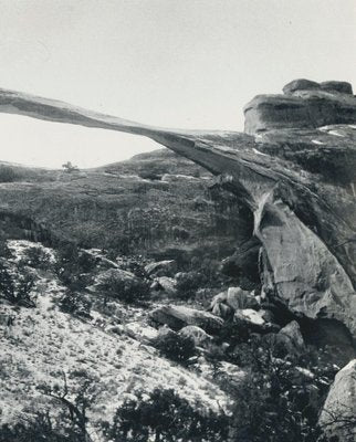 Arches National Park, USA, 1960s, Black & White Photograph-DYV-1246170