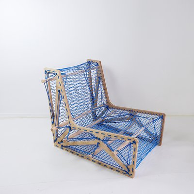 Architect's Work Lace-Up Lounge Chair-NYF-2019053