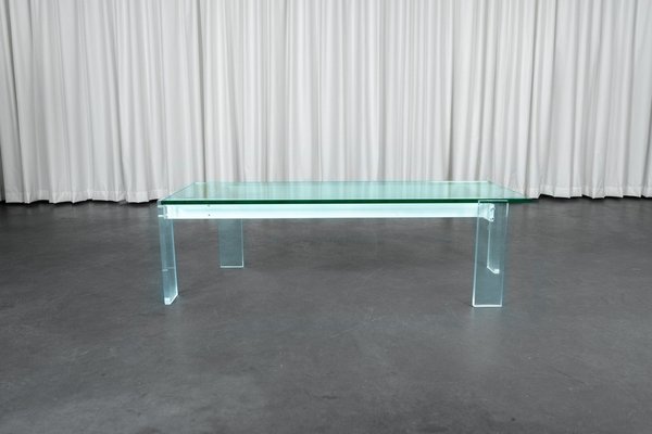 Architectural Glass and Acrylic Coffee Table, 1980s-PMQ-1786422