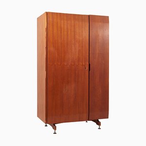 Architectural Wooden Cabinet, Italy, 1950s-SFD-1056790