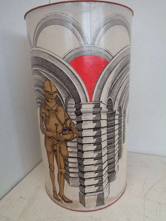 Architecture & Armour Cylindrical Tube Project Holder by Atelier Fornasetti, 1970s