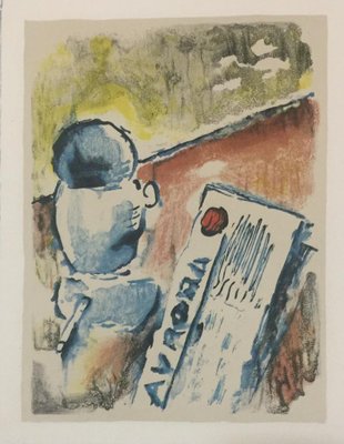 Ardengo Soffici, Caffè / Coffee, Original Lithograph, 1960s-ZCI-1277206