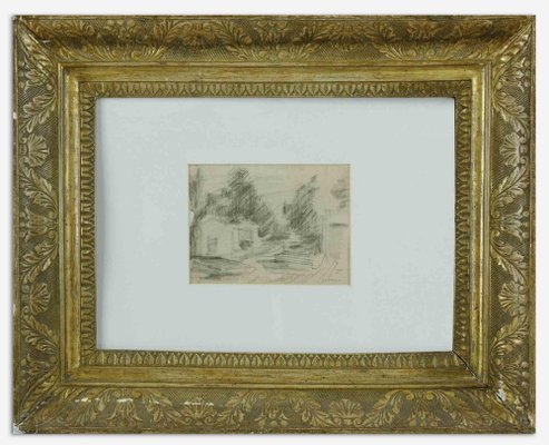 Ardengo Soffici, Landscape, Pencil Drawing, 1932-ZCI-1775694