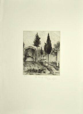 Ardengo Soffici, Poggio a Caiano, Etching and Drypoint, 1964-ZCI-1760504