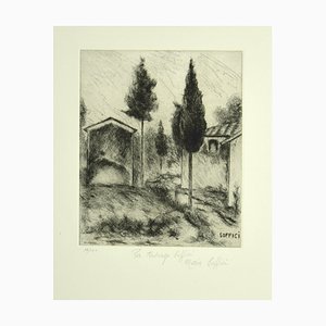 Ardengo Soffici, Poggio a Caiano, Etching and Drypoint, 1964-ZCI-1760504