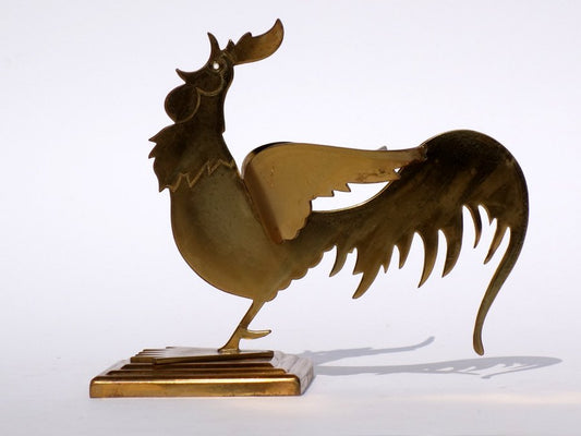 Argentiere Futurist Sculpture Gallo from Guido Galbiati, 1930s