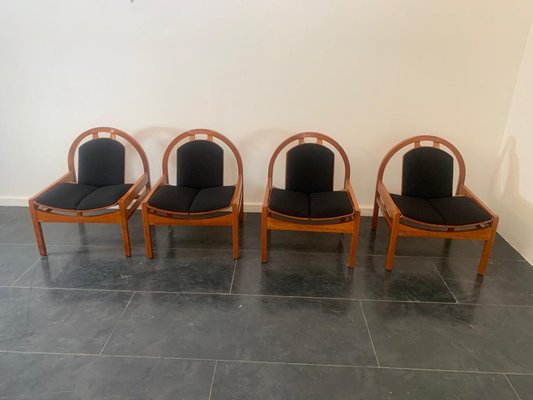 Argos Dining Chairs from Baumann, France, 1980s, Set of 4-IJR-1721146