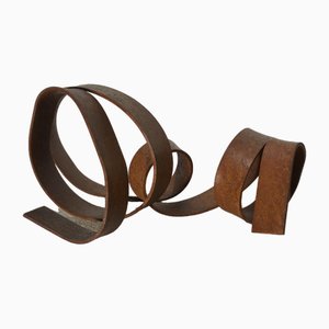 Ariel Elizondo Lizarraga, Guggenheim, 2023, Stone & Corten Steel Sculpture-QNR-1769054