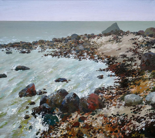 Arija Paikule, Sea, 1989, Oil on Canvas