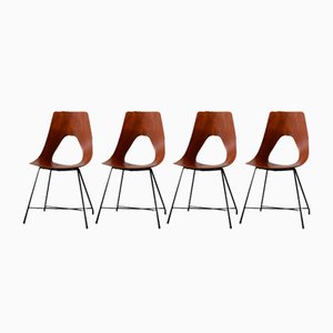 Ariston Chairs by Augusto Bozzi, 1960s, Set of 4-QWP-1782867