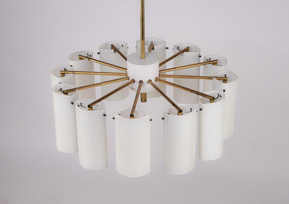 Ark Chandelier attributed to Gert Nyström for Fagerhults, Sweden, 1969